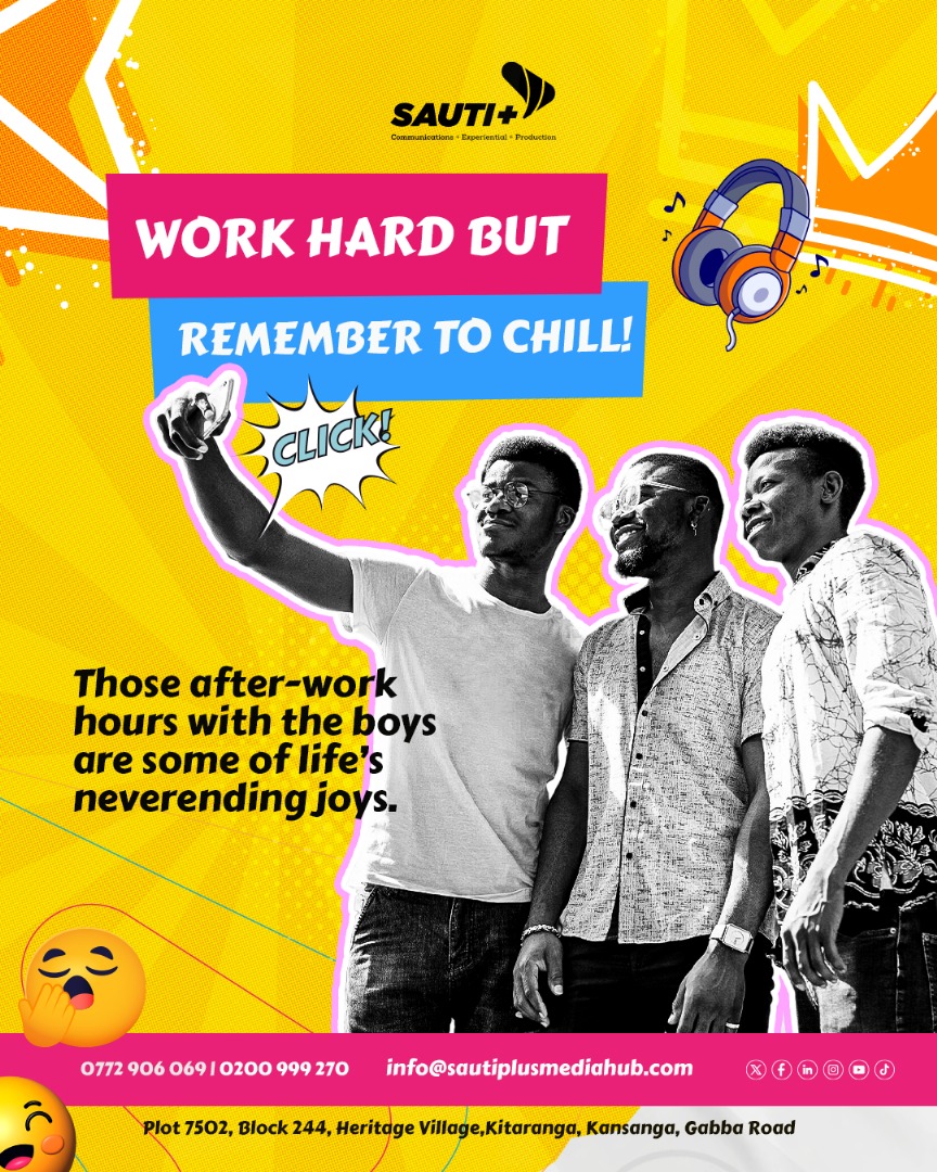 SautiPlus's tweet image. Thank God it’s Friday! 🥳

You’ve put in the work, now it’s time to pause, chill with the mandem &amp;amp; unwind from all the deadline stress and creative blocks. 

You earned it!

#Movember #WorkLifeBalance #TheSautiWave