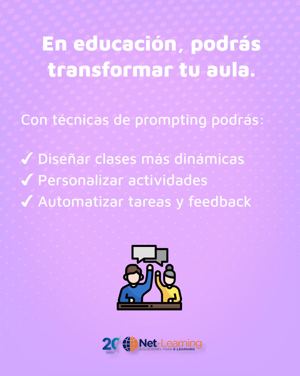 netlearning20's tweet image. 🔍 ¿Has oído hablar del 𝙋𝙧𝙤𝙢𝙥𝙩 𝙀𝙣𝙜𝙞𝙣𝙚𝙚𝙧𝙞𝙣𝙜?
Es una de las habilidades más buscadas para sacar el máximo provecho a la inteligencia artificial 🤖.
Descubre cómo puede transformar tu forma de trabajar y enseñar.
📘 
👉 net-learning.com.ar/curso/diploma-…
#PromptEngineering…