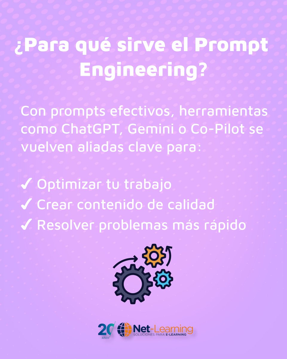 netlearning20's tweet image. 🔍 ¿Has oído hablar del 𝙋𝙧𝙤𝙢𝙥𝙩 𝙀𝙣𝙜𝙞𝙣𝙚𝙚𝙧𝙞𝙣𝙜?
Es una de las habilidades más buscadas para sacar el máximo provecho a la inteligencia artificial 🤖.
Descubre cómo puede transformar tu forma de trabajar y enseñar.
📘 
👉 net-learning.com.ar/curso/diploma-…
#PromptEngineering…