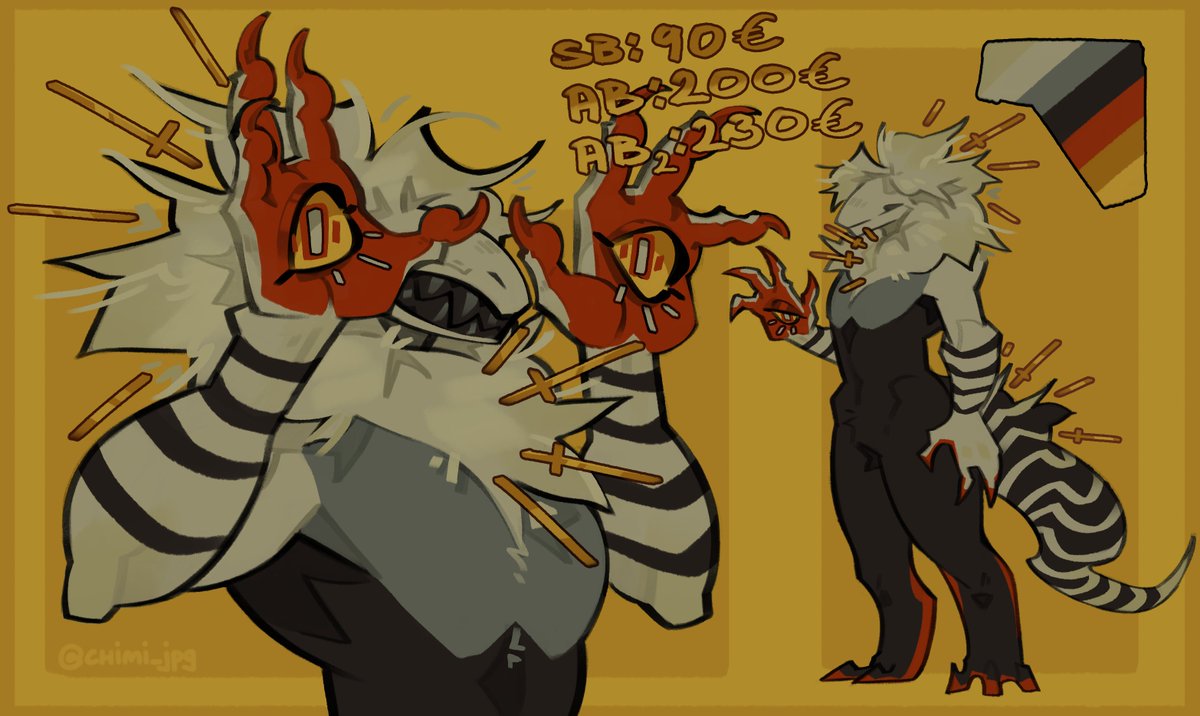 Got sniped on insta but i wanted to post here anyway cuz i like the design..
(i have a pinglist channel on IG in case anyone would like to get a heads up before i post adopts)