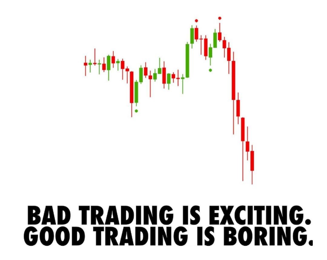 Certains tremblent, se font liquider, avides de l'argent rapide. D’autres se positionnent calmement, indifférents à la panique. Les bons plats doivent mijoter. Pareil en trading.