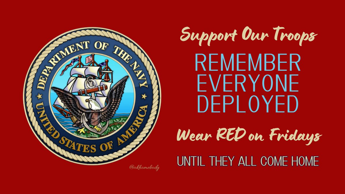 🇺🇸✅🇺🇸 Veteran Buddy Checks   🇺🇸✅🇺🇸
Hey y'all- good morning. R.E.D. Friday reminds us to Remember Everyone Deployed. But our buddy checks carry on daily, because every Veteran — including you — matters every day. I love all y'all!❤️🤍💙
⚓️<a href="/tedgarcia65/">Ted Garcia</a> <a href="/Conserv14850535/">Conservative Constitutional</a>