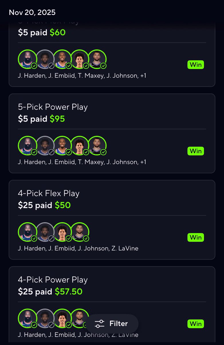 eagleonenca's tweet image. 6 days in a row had more but it only lets me post only 4 💰💰