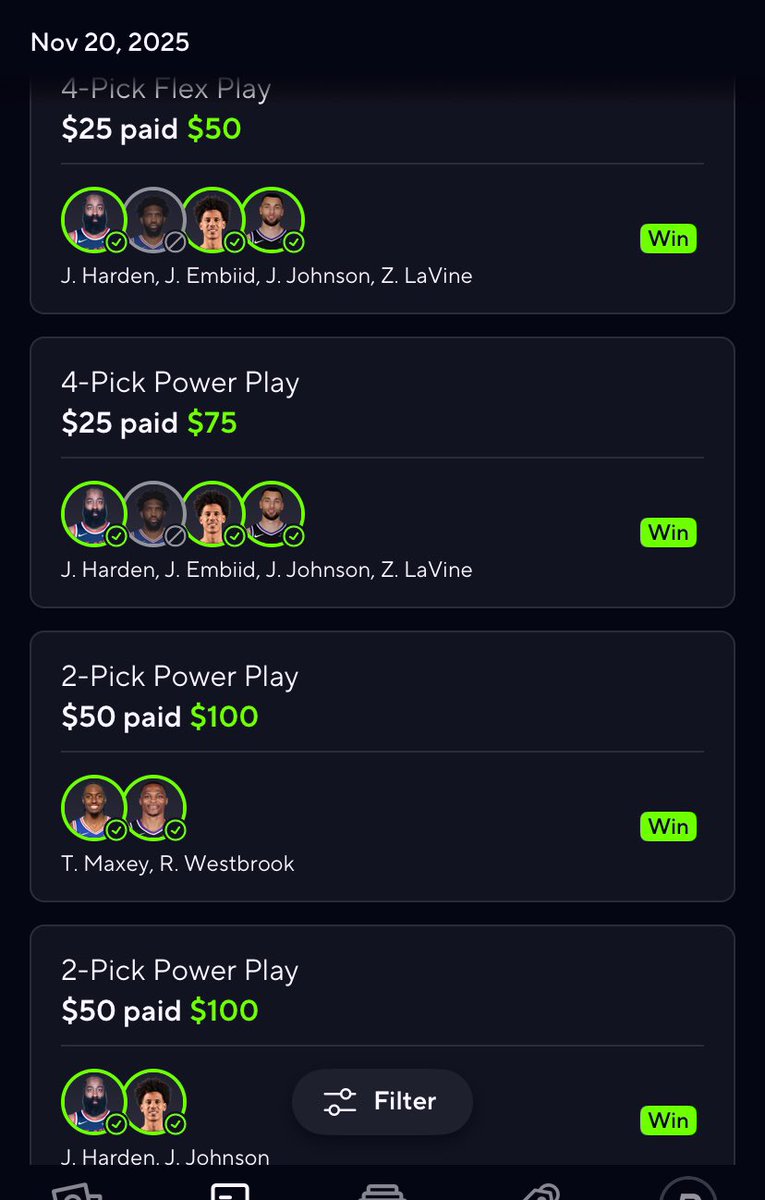 eagleonenca's tweet image. 6 days in a row had more but it only lets me post only 4 💰💰