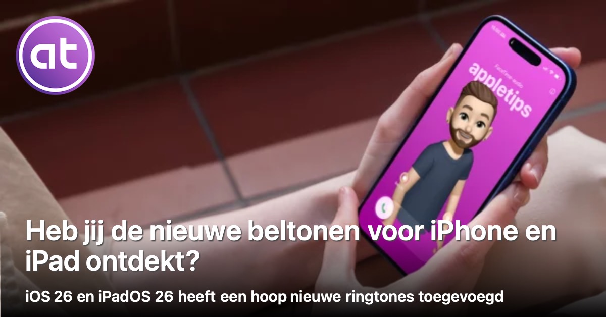 Heb jij de nieuwe beltonen voor iPhone en iPad ontdekt? iOS 26 en iPadOS 26 heeft een hoop nieuwe ringtones toegevoegd 📲🔔 - appletips.nl/nieuwe-beltone…