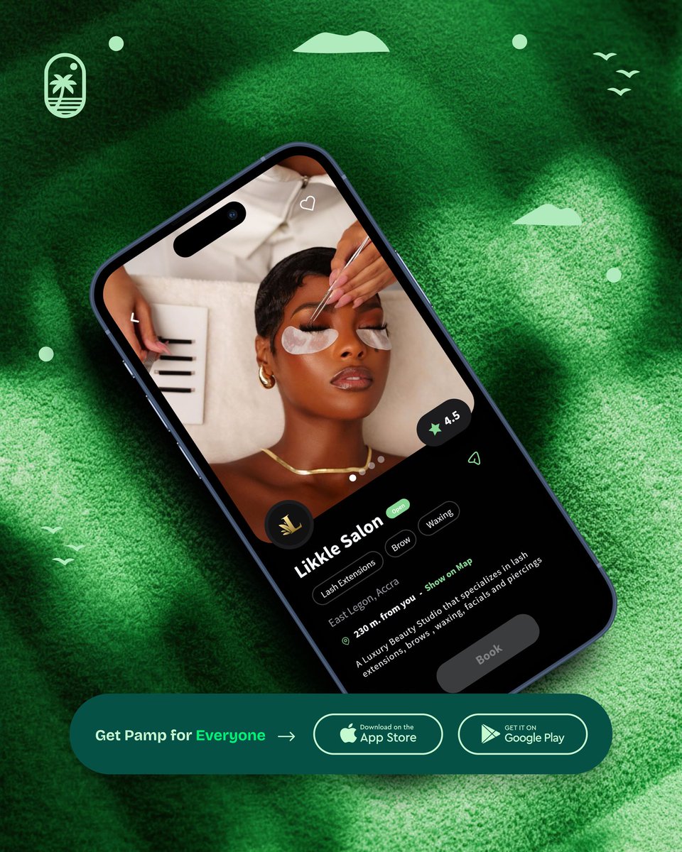trypamp's tweet photo. Say goodbye to back-and-forth messages and last-minute disappointments. Pamp helps you find reliable beauty pros with real availability. 

Download ‘Pamp for Everyone’ on all App Stores, or tap the link on our profile. https://t.co/QGT6kvVGfG