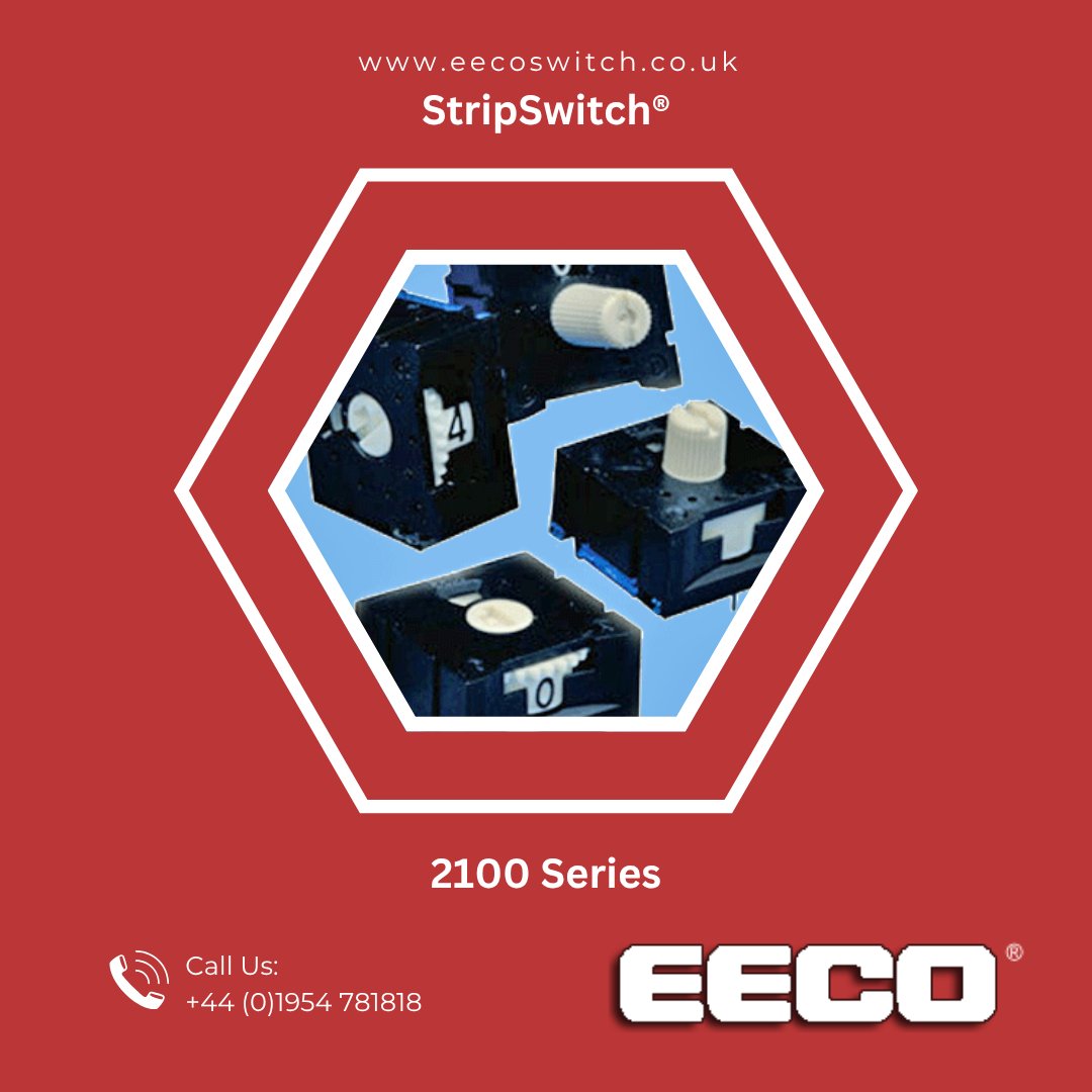 EECOSWITCH's tweet image. The EECO 2100 Series StripSwitch offers compact, decimal to binary conversion in an easy to use thumbwheel layout. 

Learn MORE: eecoswitch.co.uk

#eecoswitch #electronics #pcbdesign #industrialcontrols #engineering #switches