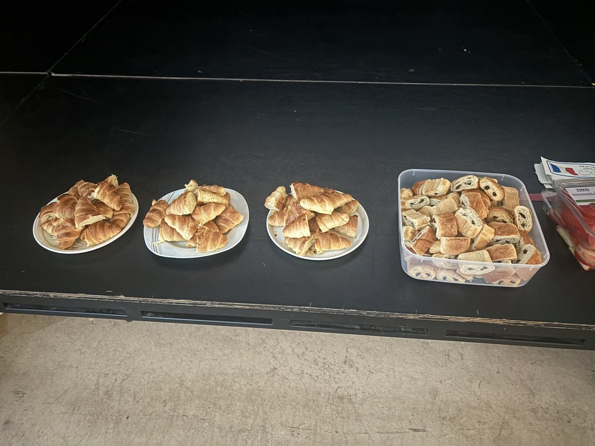 P1 - P4/3 are enjoying our first ever French Film Festival.  The croissants and pain au chocolat are going down a treat!  <a href="/scottishcilt/">SCILT</a> <a href="/FrFilmFestUK/">French Film Festival</a>