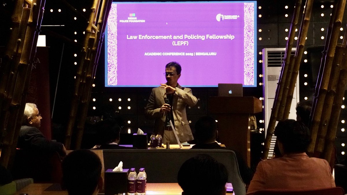 TakshashilaInst's tweet image. The 2025 in-person Law Enforcement and Policing Fellowship (LEPF) Academic Conference has begun. We kick things off at The Alchemy with the welcome, intros, and our signature LEPF Quiz.
#LEPF2025
