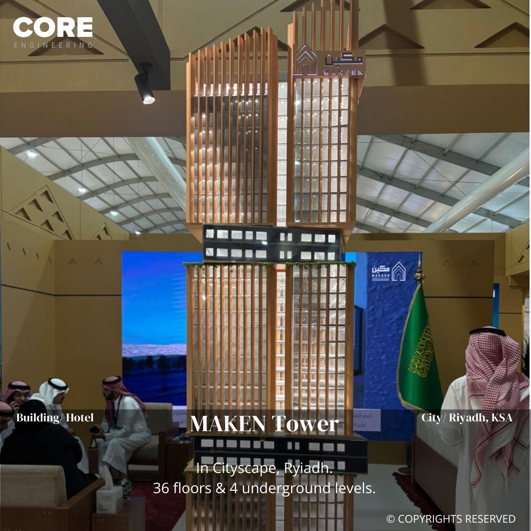 CoreStructural's tweet image. Celebrating a Major Milestone at Cityscape Riyadh
Proud to showcase two landmark structural designs—Yamama Tower and MAKEN Tower—highlighting our dedication, and the trust of our partners.

#coreengineeringeg #cityscape #structural