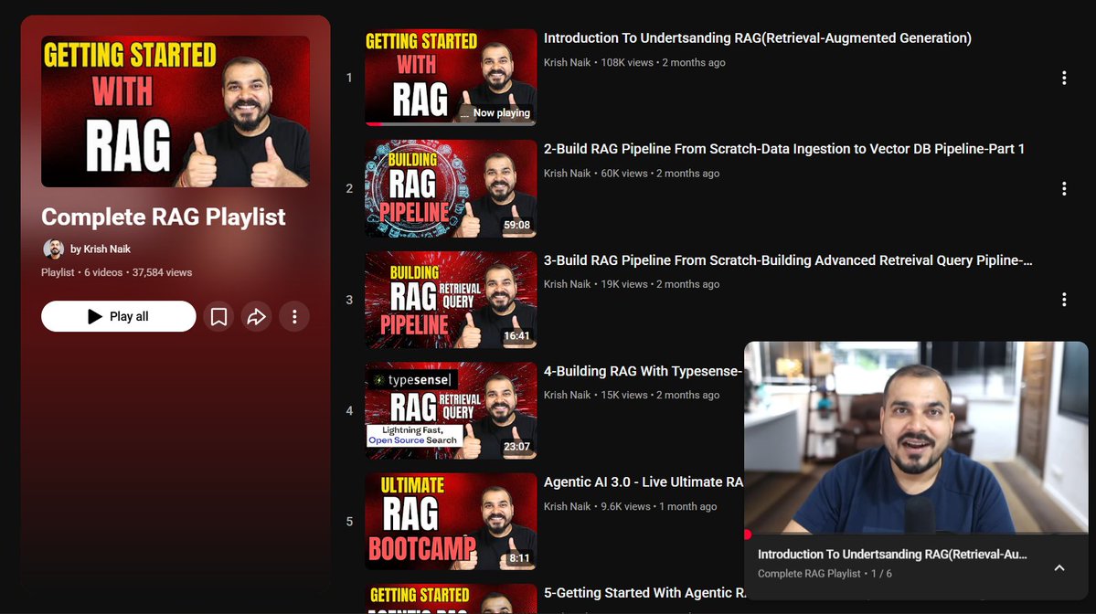 kundan_dhage's tweet image. Starting my RAG journey today! 🚀 Excited to dive deep into Retrieval-Augmented Generation.