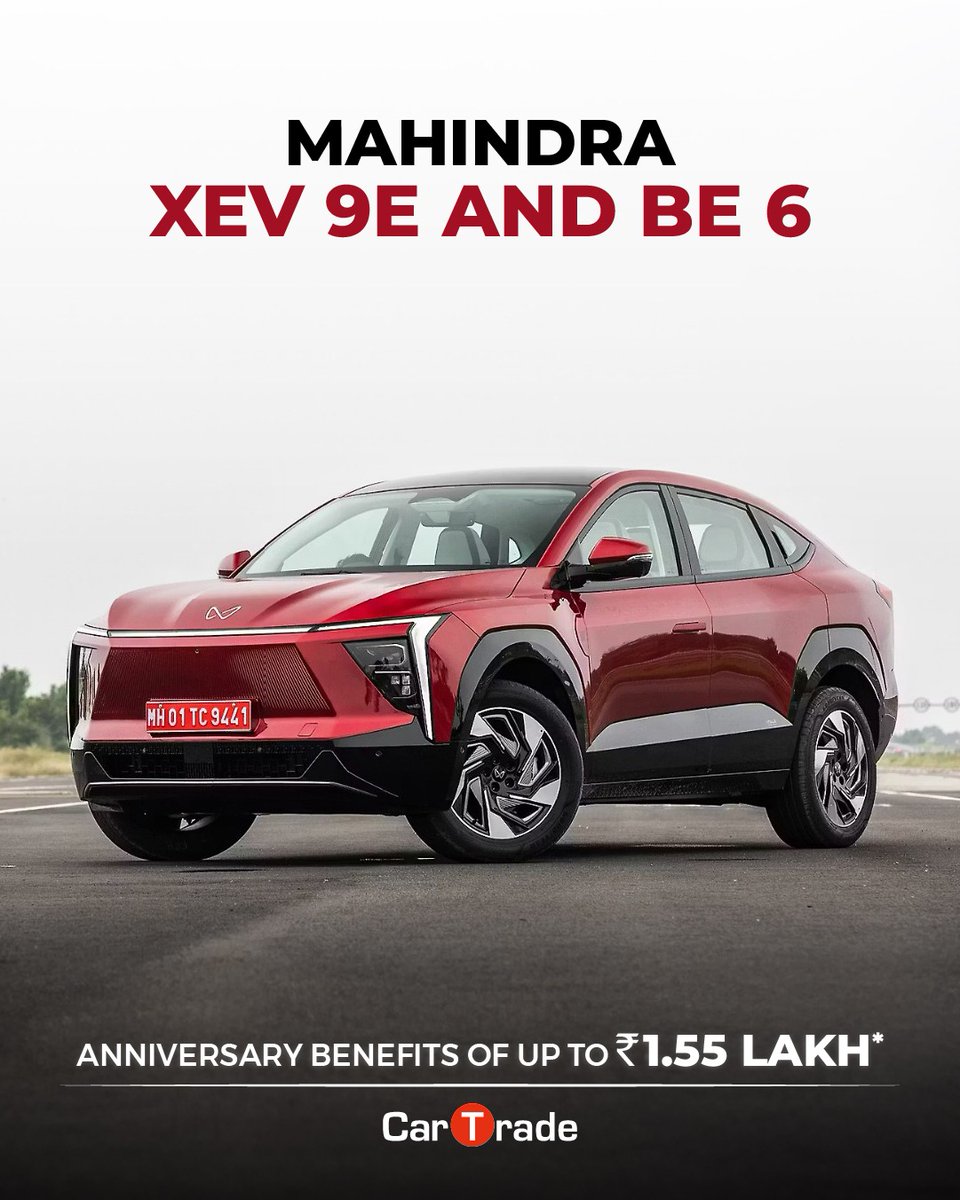 Mahindra is celebrating one year of the BE 6 and XEV 9e with benefits worth up to Rs. 1.55 lakh, and the first five thousand customers taking delivery before 20 December 2025 get the full bundle.

#MahindraBE6 #MahindraXEV9e #MahindraEV #EVIndia #ElectricSUV #AutoNews #ctnews