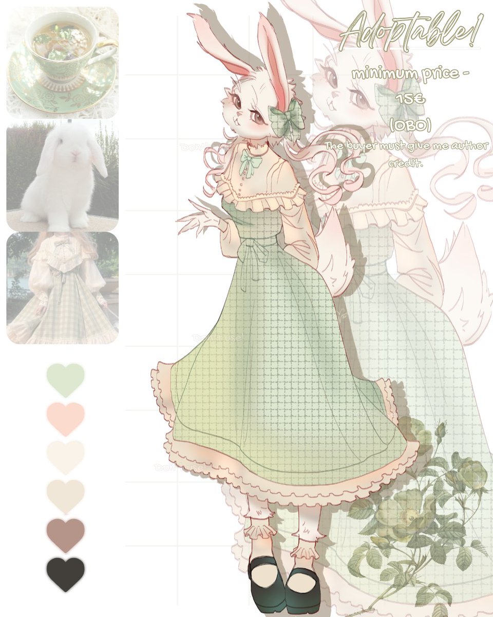 Narkotinakawaii's tweet image. Bunny Adoptable!
If you want to buy it, we can negotiate the price, as long as the minimum is 15! ╰(*°▽°*)╯ 

 #adoptables #furry #furryartist #originalcharacter