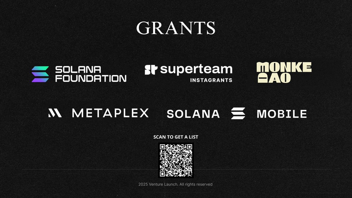 ivan_nomadz's tweet image. Solana Founder Seed Funding Pack: Grants &amp;amp; Accelerators

Discovering funding opportunities and accelerator programs that align with your vision typically consumes weeks of research.

I have gone through this path of getting seed funding with @nomadz_co, a web3-native travel…