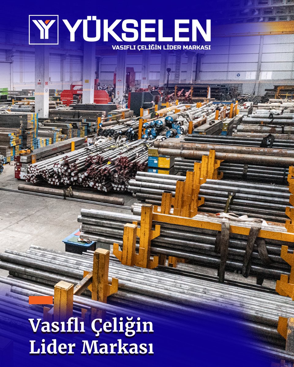 yukselencelikas's tweet photo. Takım Çeliği alanında pazar lideri YÜKSELEN’in stoklarında 23 bin ton civarında hazır stok bulunur. #YKSLN #çelikservismerkezi #specialsteel #vasıflıçelik #steelservicecenter https://t.co/GnCZzIZcSB