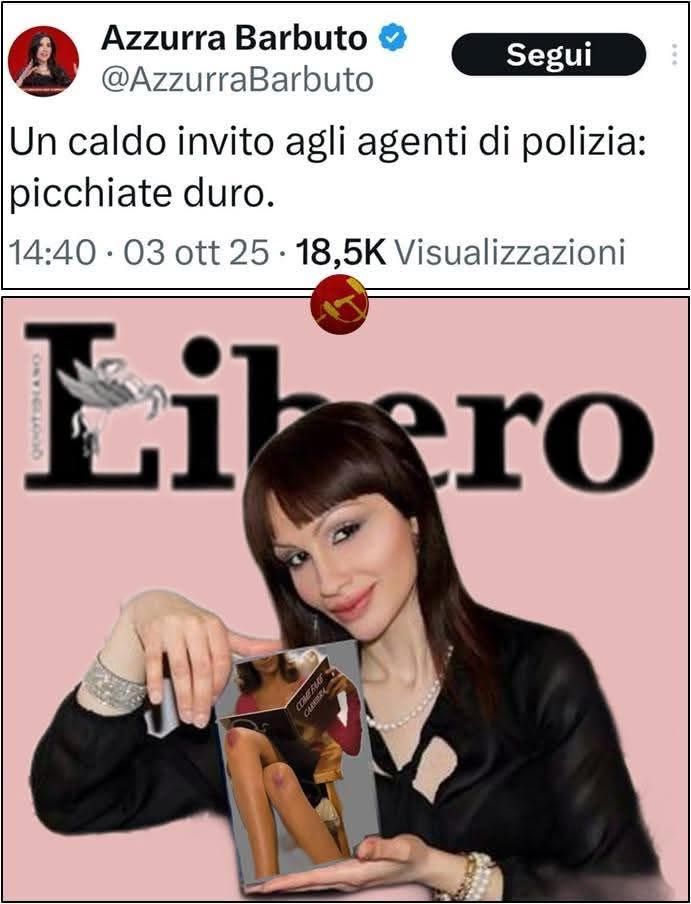 AVanhacker's tweet image. Ah, non consentirai? E come? Sentiamo, siamo tutt&apos;orecchi...
Risponderai, vero,  Azzurrina? Non vorrai che pensiamo che sei, oltre che una cazzara fascista,  una cazzara fascista al cubo! Attendiamo risposta.