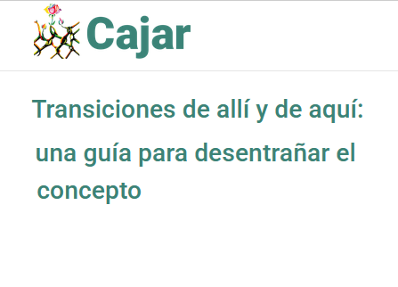 Transiciones de aquí y las de allí: en plena conferencia sobre cambio climático, donde todos hablan de transiciones, la distinción en las que son "cortas" y "largas" es crítica. 
Mi aporte ahora con CAJAR / Colombia <a href="/Ccajar/">ColectivoDeAbogad@s</a> 
colectivodeabogados.org/transiciones-d…