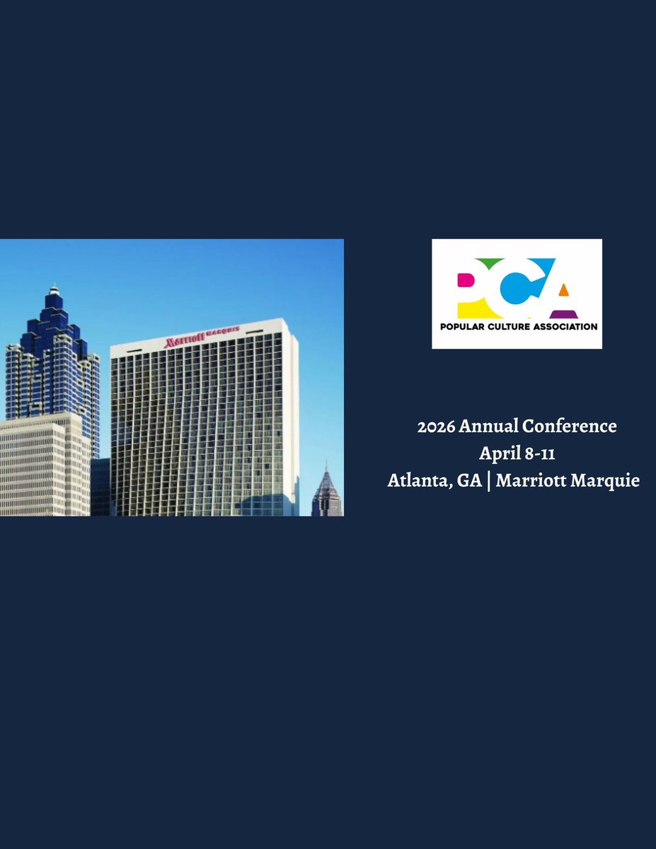 pcaaca's tweet image. Secure your stay for the Annual Conference in style! 🏨✨ Stay in the famous Atlanta Marriott Marquis where there is a lot of Pop Culture History! #PCAACA