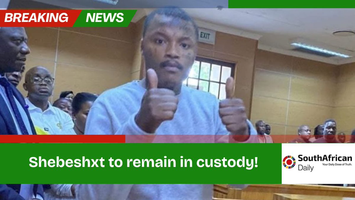 southafricandly's tweet image. Popular Limpopo artist Lehlogonolo Chauke widely known as #Shebeshxt to remain in custody until, 25 November 2025 for bail application. He appeared in court on Friday facing serious charges including attempted murder.