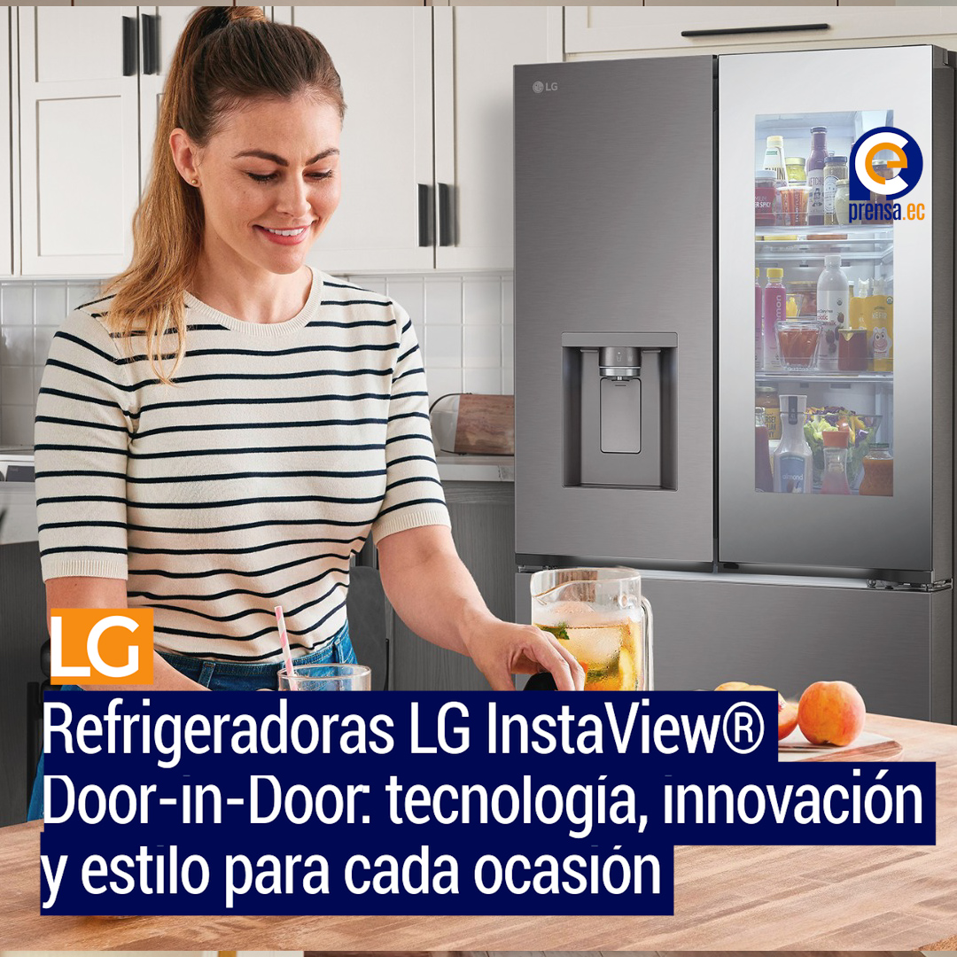 PrensaEc1's tweet image. Nuevas refrigeradoras LG InstaView® en Ecuador:
✔️ Ver sin abrir
✔️ 4 tipos de hielo
✔️ Conectividad ThinQ
✔️ Ahorro energético
▶️ prensa.ec/mas-leidas/ref…
Diseño premium + tecnología para tu hogar moderno.
Más info: lg.com/ec
#LGInstaView