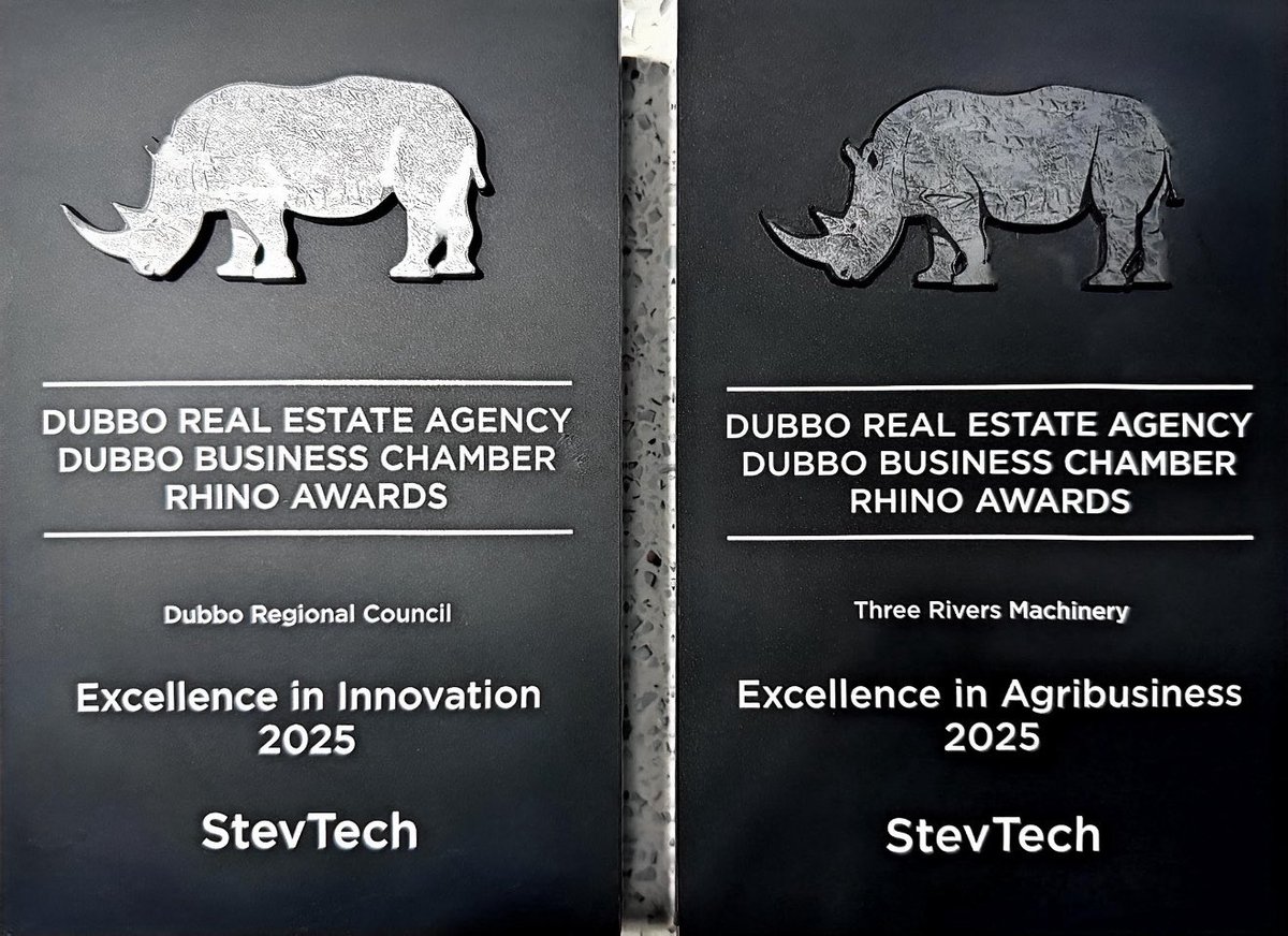 A night out in Dub-Vegas! Great effort by the team to come away with these awards. 
Thanks to Three Rivers Machinery and <a href="/DubboCouncil/">DubboRegionalCouncil</a> for sponsoring the awards and for the Dubbo business chambers for organising the event.