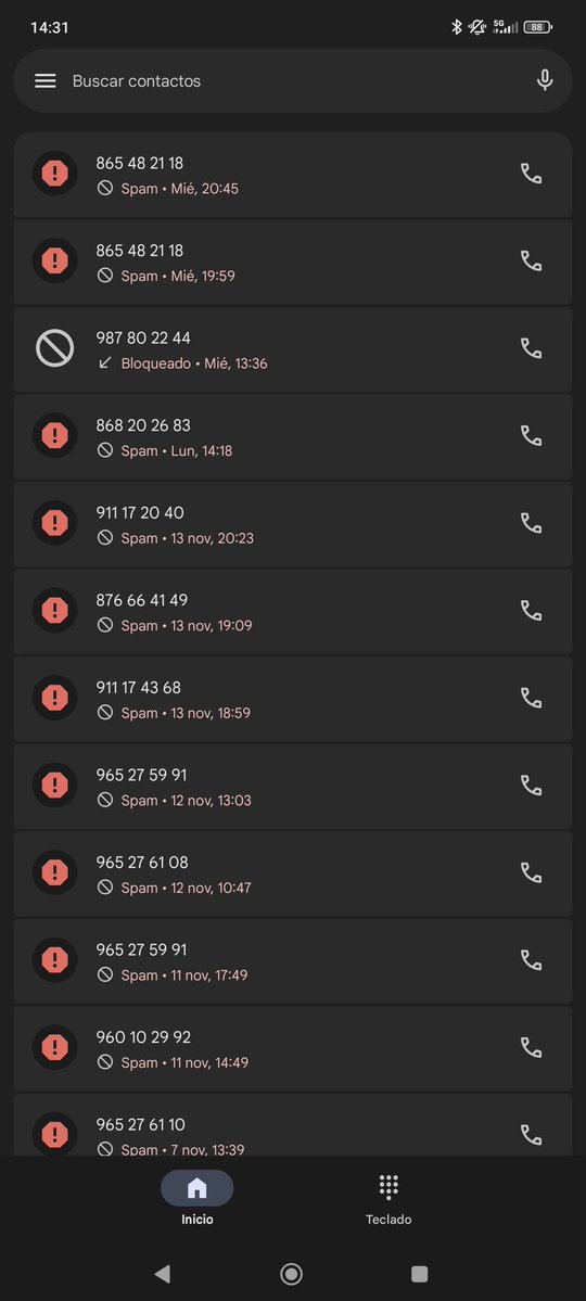 JAsensioJ's tweet image. Que si, que gracias a la Lista Robinson y a no se qué ley del @consumogob  dicen que se acabaron las llamadas Soam, que serán identificadas, 
Y que no volverán a usar números de movil. 

Que si, igual que tambien vienen a mejorar la vida de la gente.