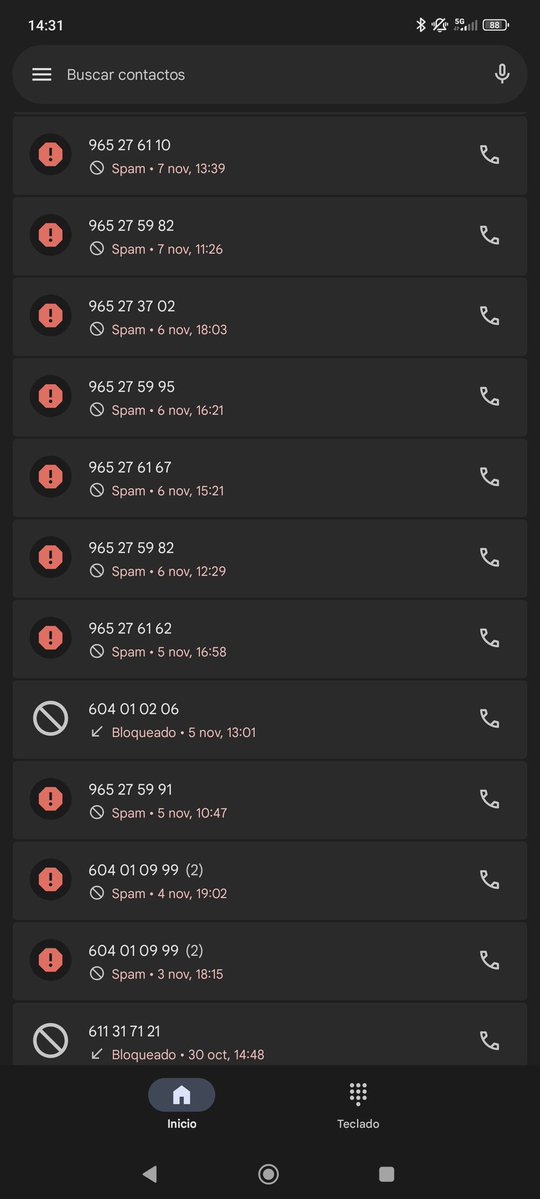 JAsensioJ's tweet image. Que si, que gracias a la Lista Robinson y a no se qué ley del @consumogob  dicen que se acabaron las llamadas Soam, que serán identificadas, 
Y que no volverán a usar números de movil. 

Que si, igual que tambien vienen a mejorar la vida de la gente.