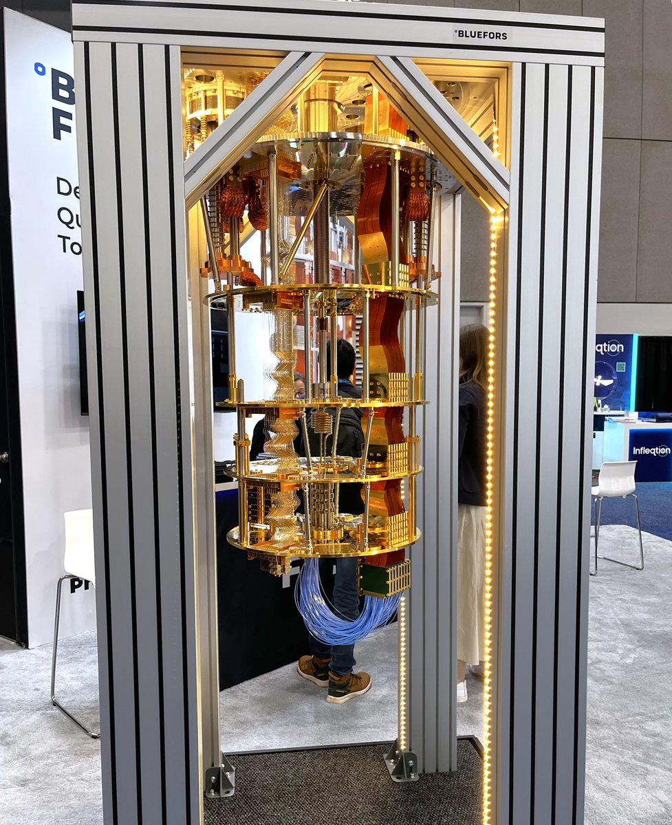 BlueFors_Ltd's tweet image. Thank you for an amazing #SC25!
It was inspiring to connect with the #HPC community and showcase how Bluefors enables scalable #quantumtechnology through advanced cooling solutions.
@Supercomputing 
#QuantumComputing #Cryogenics #CoolForProgress