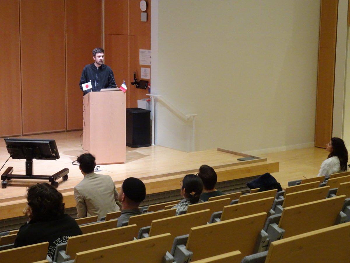 JspsStrasbourg's tweet image. 【Briefing session】
JSPS Strasbourg office held &quot;JSPS Briefing Session&quot; at ENS Paris Saclay on Nov. 18, to introduce JSPS international programs to graduate students and researchers.  #ENSParisSaclay #JSPS