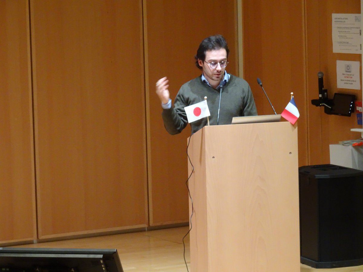 JspsStrasbourg's tweet image. 【Briefing session】
JSPS Strasbourg office held &quot;JSPS Briefing Session&quot; at ENS Paris Saclay on Nov. 18, to introduce JSPS international programs to graduate students and researchers.  #ENSParisSaclay #JSPS