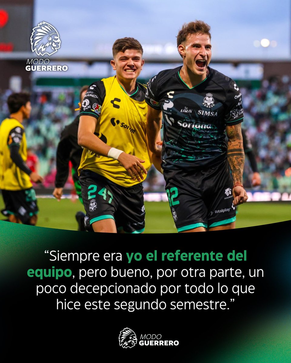 ⚔️ | Bruno Barticciotto declaró en el programa chileno “De Buena Fuente” que él era el referente del equipo, pero reconoció que se marcha decepcionado de Santos tras el segundo semestre que vivió con el club.

¿Qué opinan?🤔

#ModoGuerrero🇳🇬