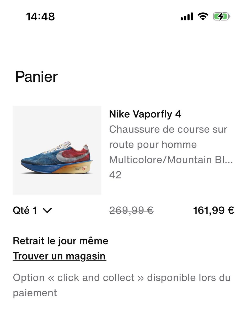 stdartcontrast's tweet photo. @uppersnkrs J’ai déjà une belle promo mais en dessous de 150 euros c’est psychologique pour des addicts comme nous https://t.co/1iWfN6fcQO