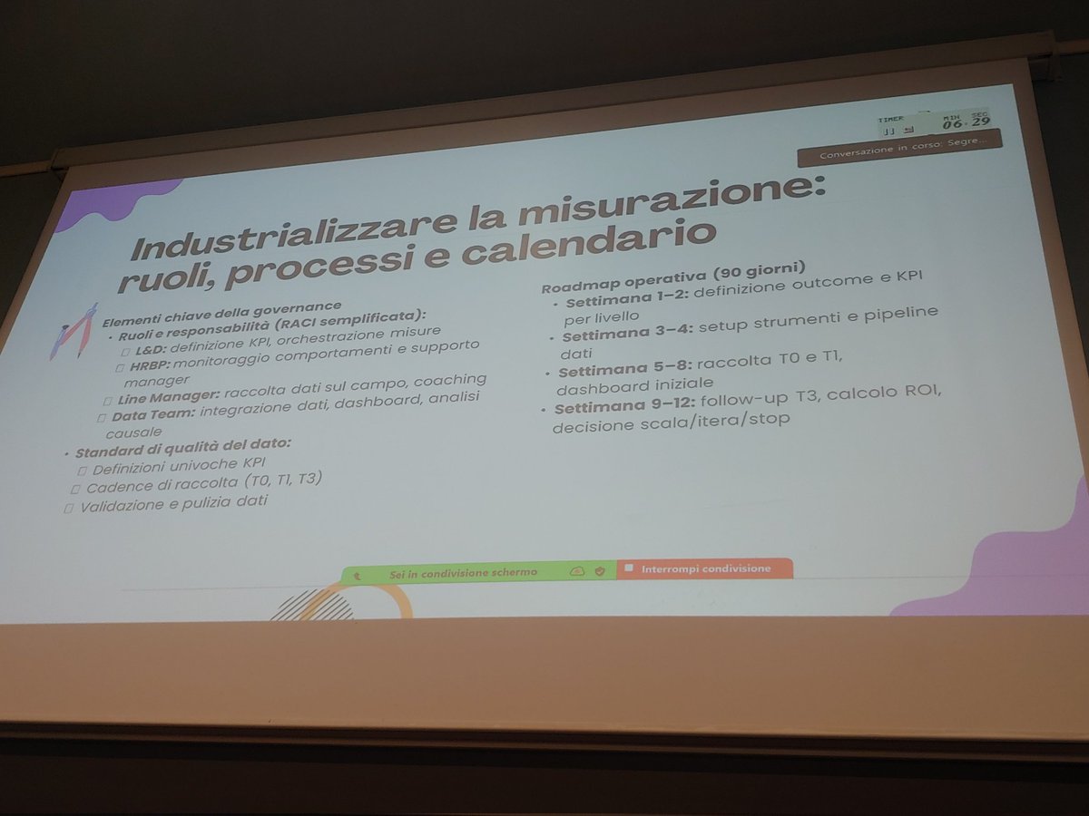 <a href="/GUFPI_ISMA/">GUFPI-ISMA</a> 3° #EventoMetrico
@napoli/@zoom #live

Misurare la formazione: metodi, strumenti, metriche, KPI x analisi efficacia &amp; efficienza
#GiovanniMalfarà