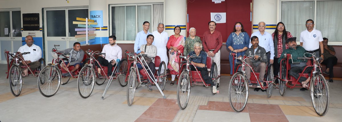 Thanks to Shri Piyush Bhai Shah of Nishit Education &amp; Welfare Foundation for donating 10 EV Tricycles among the needy and deserving persons with disabilities
#Tricycle
#donationsmakeadifference
#donationswelcome
#donation
#donations
#bpaindia