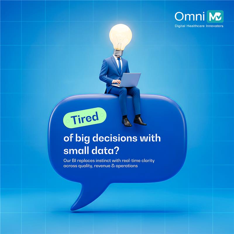 omnimd's tweet image. When data only shows yesterday, decisions become guesses. 

#Clinics need early signals on revenue risk, care variation &amp;amp; operational slowdowns. 

#OmniMD unifies clinical, financial &amp;amp; workflow data into one clarity layer.
Explore: lnkd.in/dK2Q89kZ

#BusinessIntelligence