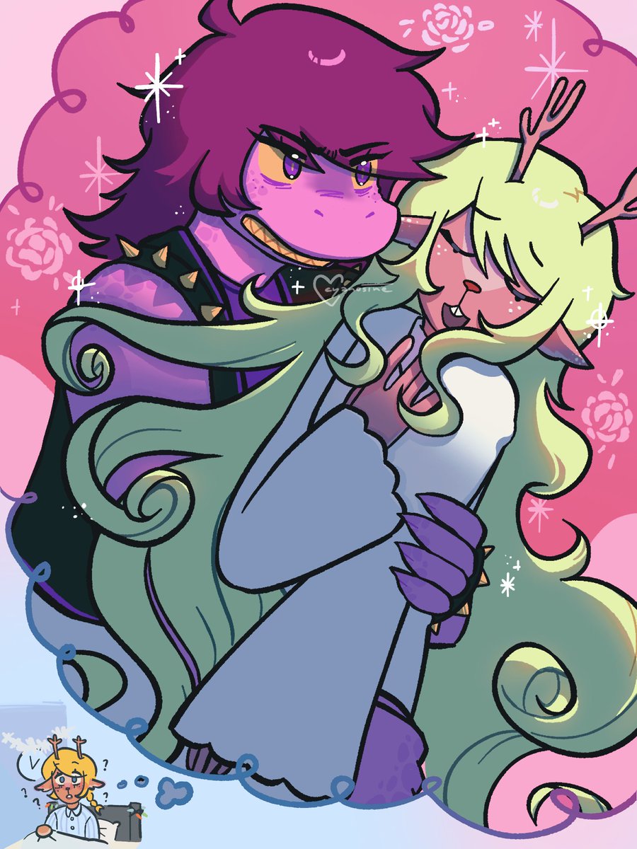 dreaming #deltarune #suselle 🍆❄️