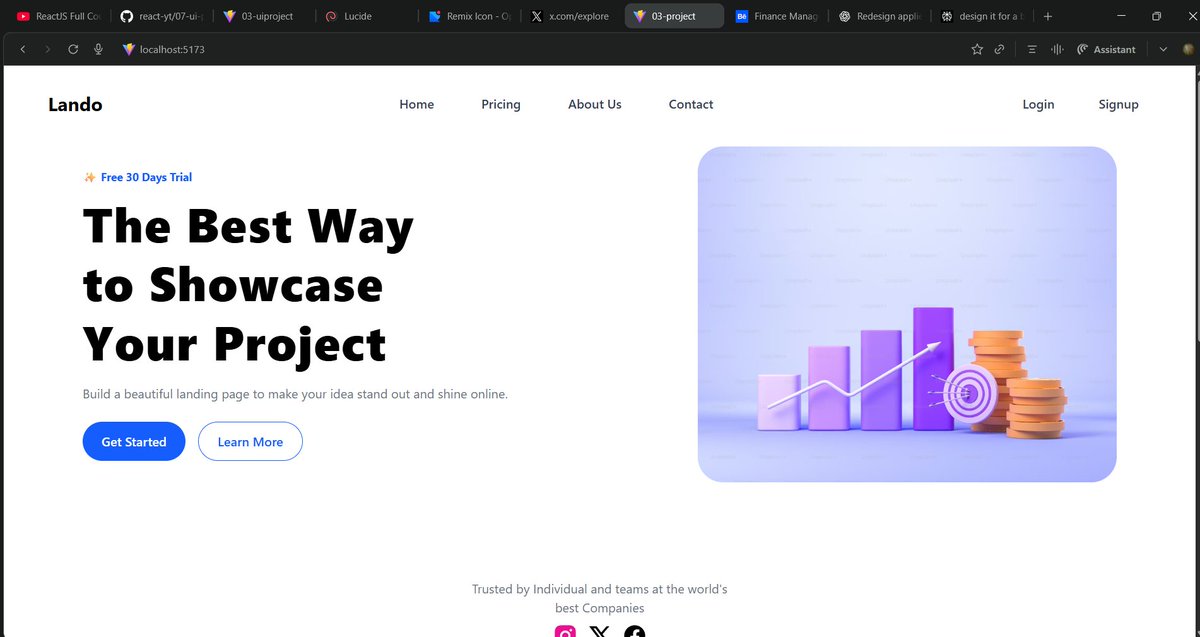 _keshav2008_'s tweet image. Day 12 of #365daysofcodechallenge
No tutorials. Built an entire homepage using just React props.
Then solved Set Matrix Zeroes blind. Brain = cooked.
Tutorials teach following — building solo teaches thinking.
Day 13 loading… still grinding.
#DSA #LeetCode #ReactJS #webdevelop