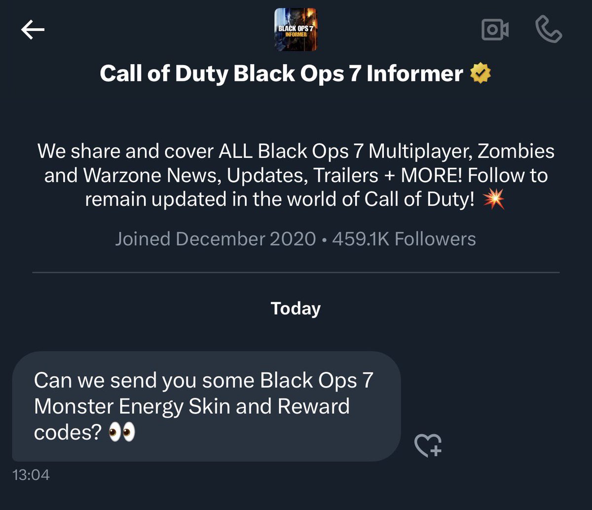 Who needs this Black Ops 7 DM right now… 😏