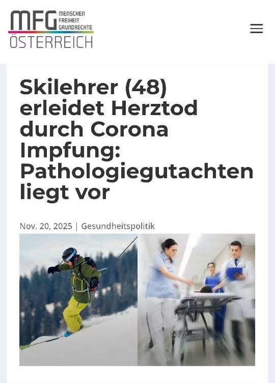 "Folge der Wissenschaft", haben sie gesagt.
"Sei solidarisch", haben sie gesagt.
"Die Impfung schützt", haben sie gesagt.
"Die Nebenwirkungen sind sehr gering", haben sie gesagt. .../2