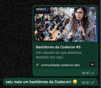codecondev's tweet image. quem assina a Codecon PRO recebe a cada 15 dias um resumo dos bastidores do que estamos fazendo por aqui :)