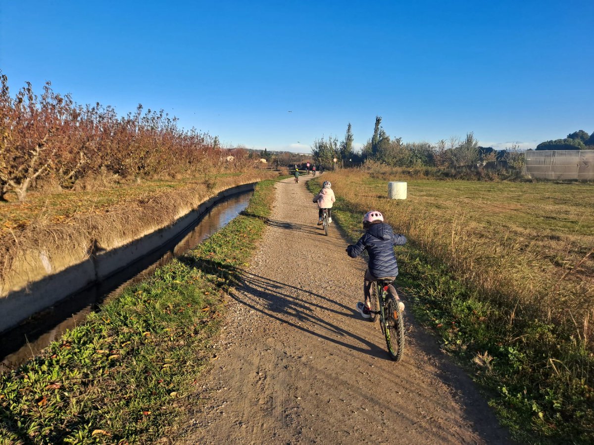 Arran de l'ensurt de la setmana passada canviem la ruta del bicibús Espiga. 

Quina pena que la <a href="/paerialleida/">Ajuntament de Lleida</a> s'oblidi d'aquests alumnes