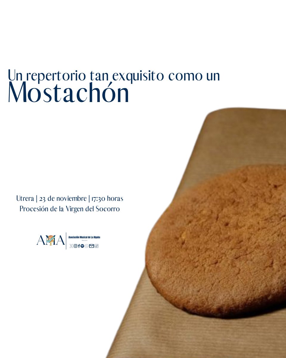 amalgaba's tweet image. 😎 Este domingo, te endulzamos la tarde en #Utrera.

📲 #AMALaMúsica