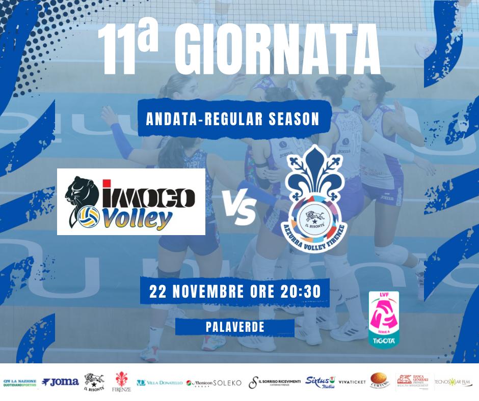 💥 Sabato sera proibitivo per le bisontine, impegnate in trasferta contro la capolista <a href="/ImocoVolley/">Prosecco Doc Imoco Volley</a> 🏐🏐 

▶️ Leggi tutto qui: azzurravolleyfirenze.it/anticipo-al-pa…

#ilbisontevolley #serieA1 #tatanka #bisontine #FirenzeSiamoNoi