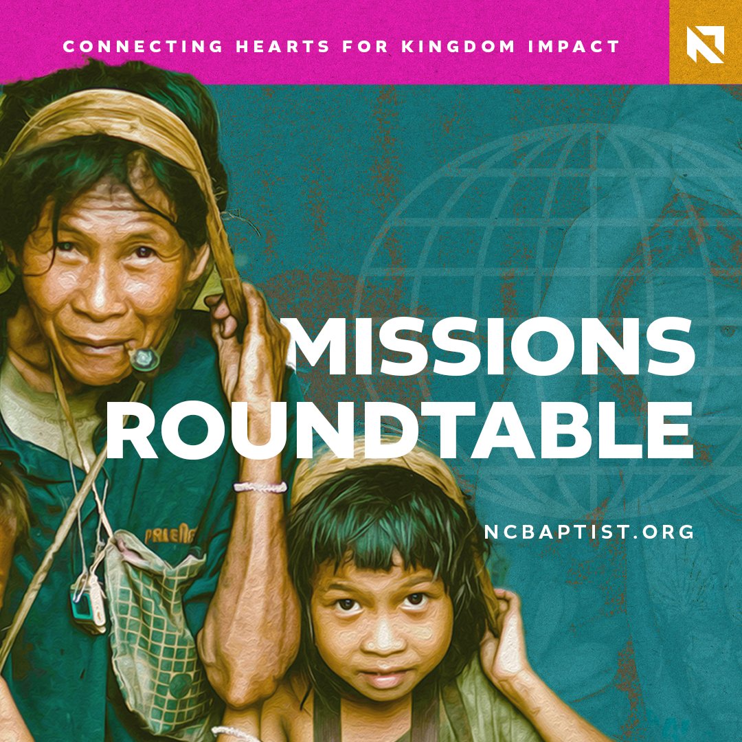 🌎 God is moving through missions across the globe! Join us Jan. 13 at 9:30 a.m. on Zoom for the first 2026 Missions Roundtable as we connect hearts and share strategies for Kingdom impact in the Americas. #OnMissionTogether

Register now 👉 ncbaptist.org/events/mission….