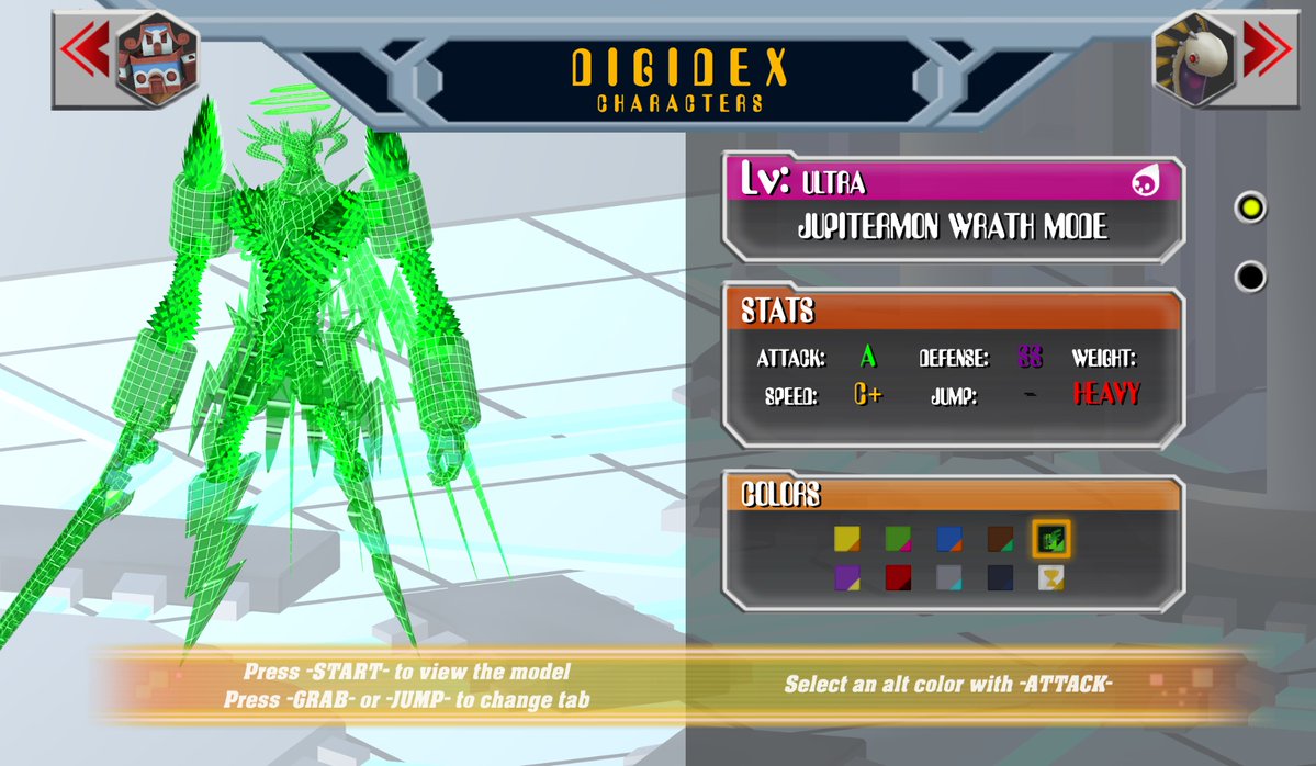 DRA_Remake's tweet image. Metamormon is the mastermind behind survival, absorbing data and transforming into most any digimon on the roster! Every ten waves he will transform into a boss. All characters have a Metamormon skin that&apos;s earned through survival with that character.

#projectdigimon #metamormon