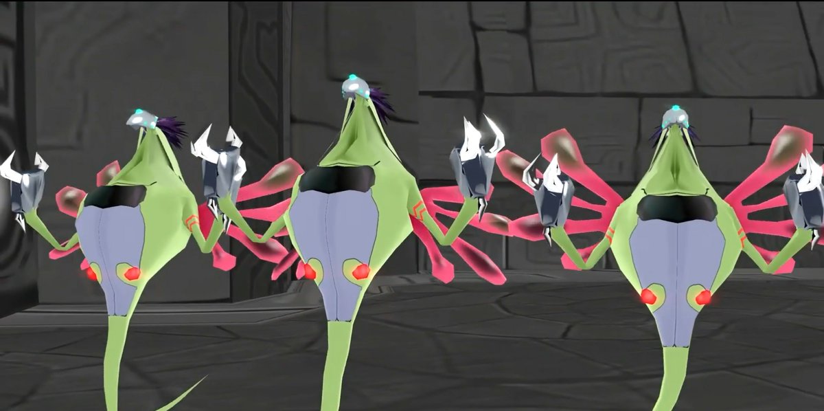 DRA_Remake's tweet image. Metamormon is the mastermind behind survival, absorbing data and transforming into most any digimon on the roster! Every ten waves he will transform into a boss. All characters have a Metamormon skin that&apos;s earned through survival with that character.

#projectdigimon #metamormon