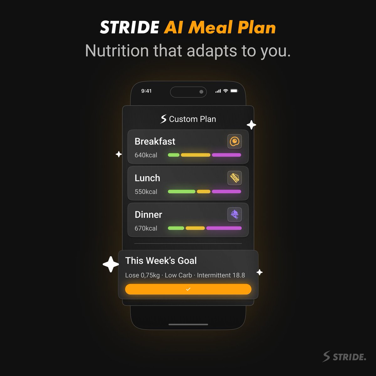 AI personalised meal plans that fit your skill, time and dietary restrictions

Helping you stay consistent on your fitness journey!