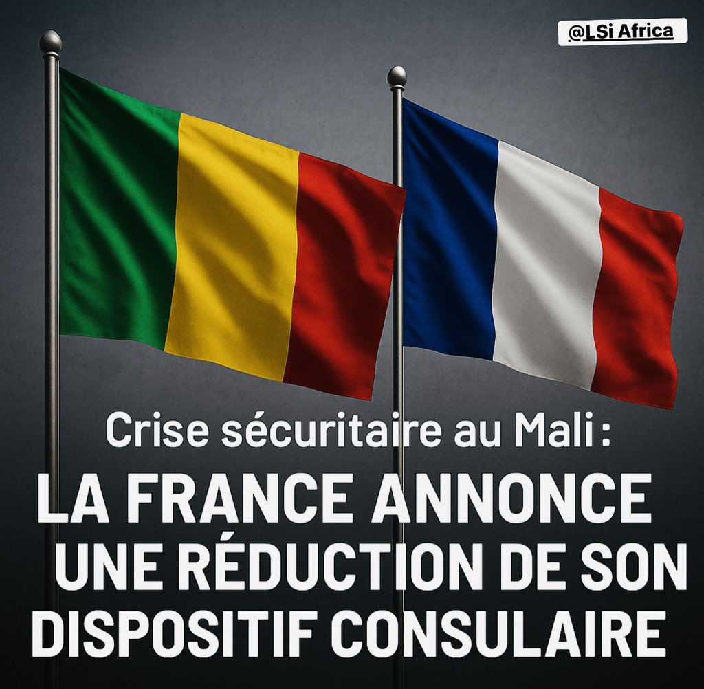 lsiafrica's tweet image. 🚨Crise sécuritaire au Mali 🇲🇱: la France 🇫🇷 annonce une réduction de son dispositif consulaire lsi-africa.com/fr/actualite-a… #Bamako