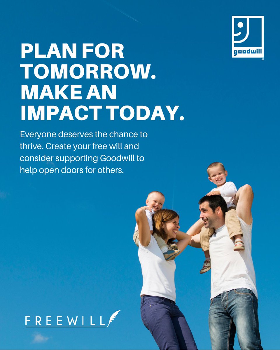 Gratitude. Generosity. Goodwill.
This Thanksgiving, plan for the future while giving back today. Create your free, legal will with FreeWill and make a lasting impact through Goodwill. 💙

🌐 partner.freewill.com/gisnj?utm_sour…