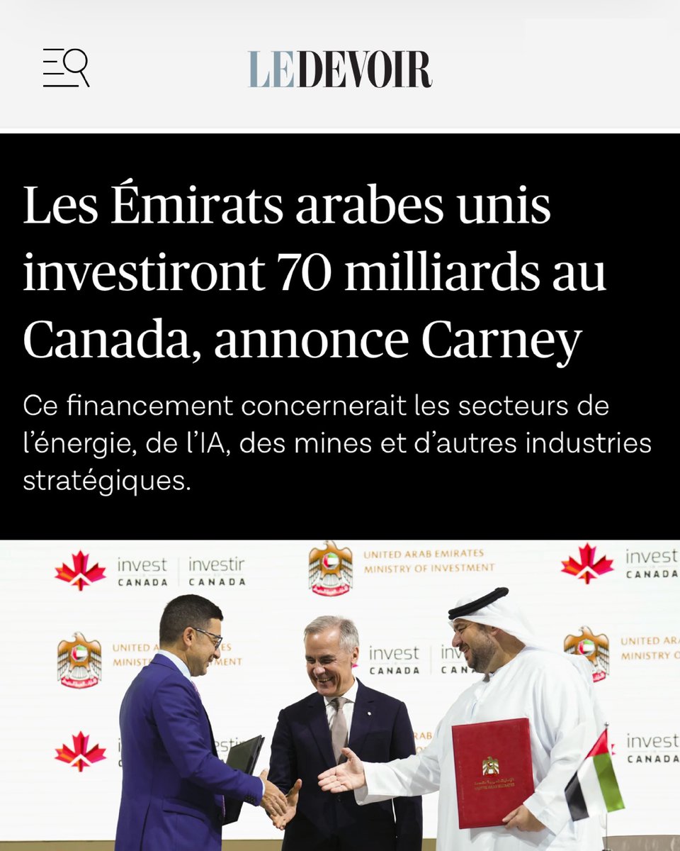MarkJCarney's tweet image. Nous concluons des accords à l’étranger, réalisons de grands projets au pays et, ce faisant, nous envoyons un signal clair au reste du monde : le Canada est prêt à bâtir. Bâtissez avec nous.